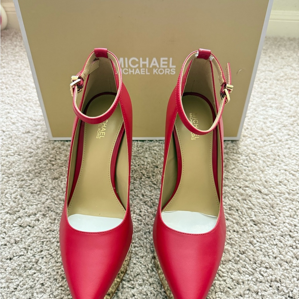 Michael Kors Red Heels